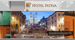 Desktop Screenshot of hotelpatria.it
