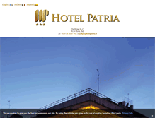 Tablet Screenshot of hotelpatria.it