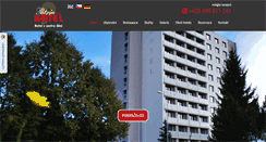 Desktop Screenshot of hotelpatria.cz
